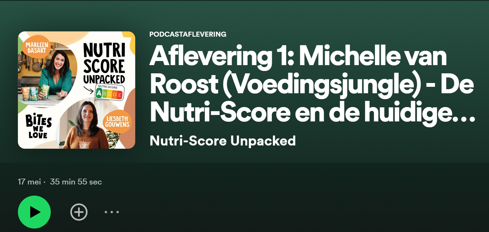 spotify bites we love nutriscore